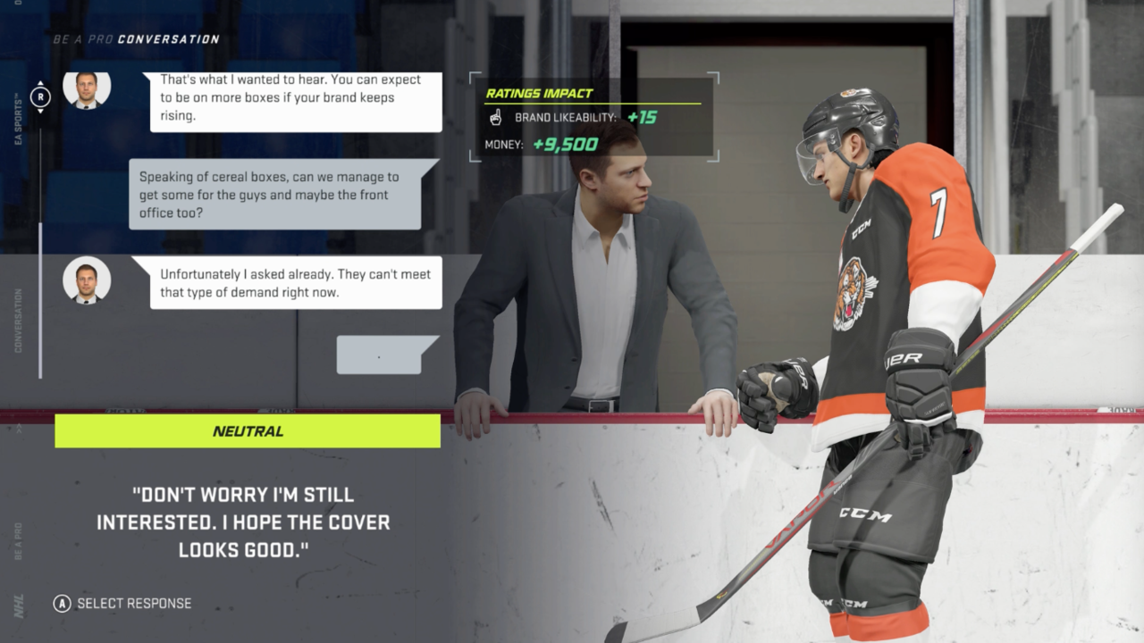 冰球遊戲：NHL 21評論