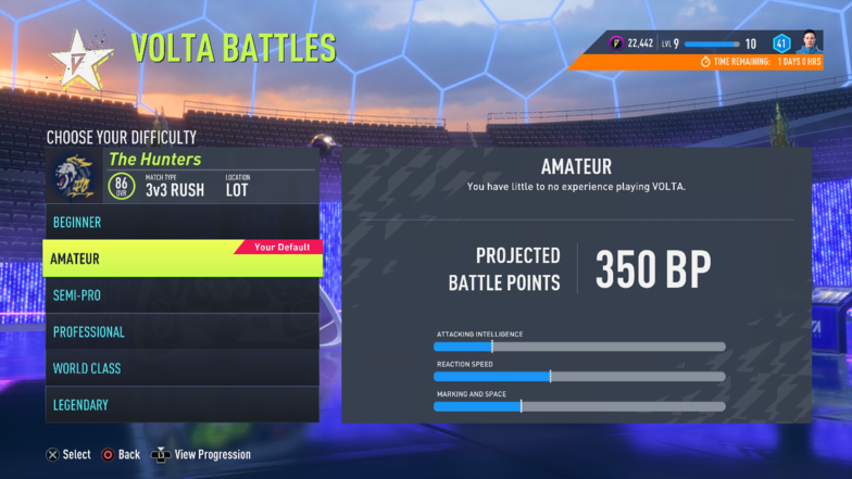 如何在FIFA 22 Volta中更快升級？提示技巧指南
