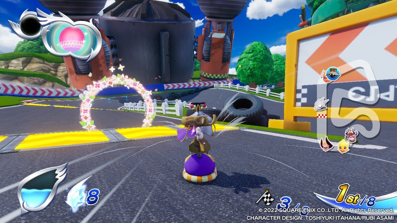 Chocobo GP vivi 使用卡米拉的能力戒指