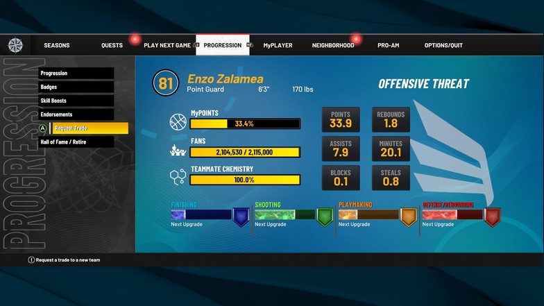 NBA 2K22 MyCareer申請交易攻略:最佳提示和指南介紹