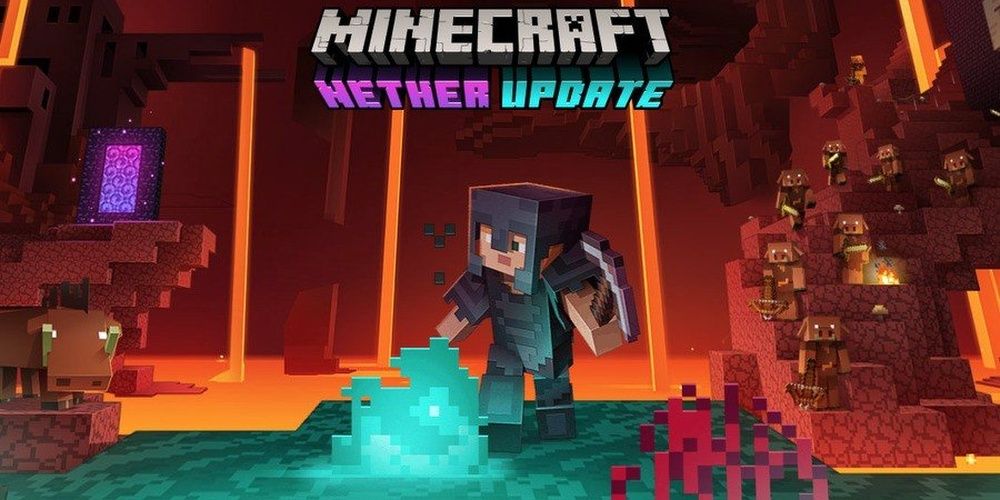 Minecraft 1.16 The Nether Update Piglins Netherite Warped Forest Soul Fire Hoglin