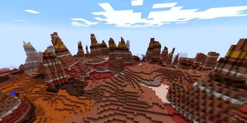 Minecraft 1.7 改變世界的更新 Mesa Badlands Biome