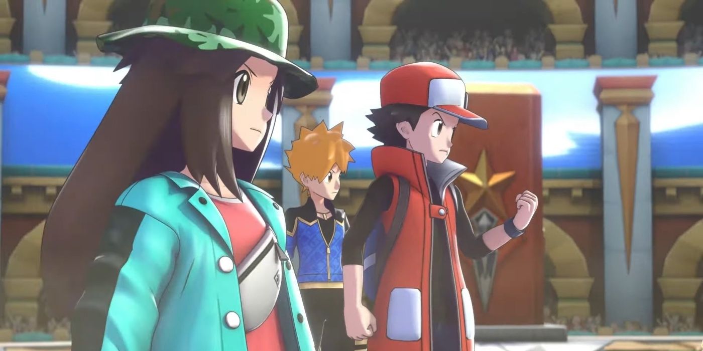Pokemon Masters Ex 中的綠色、紅色和藍色