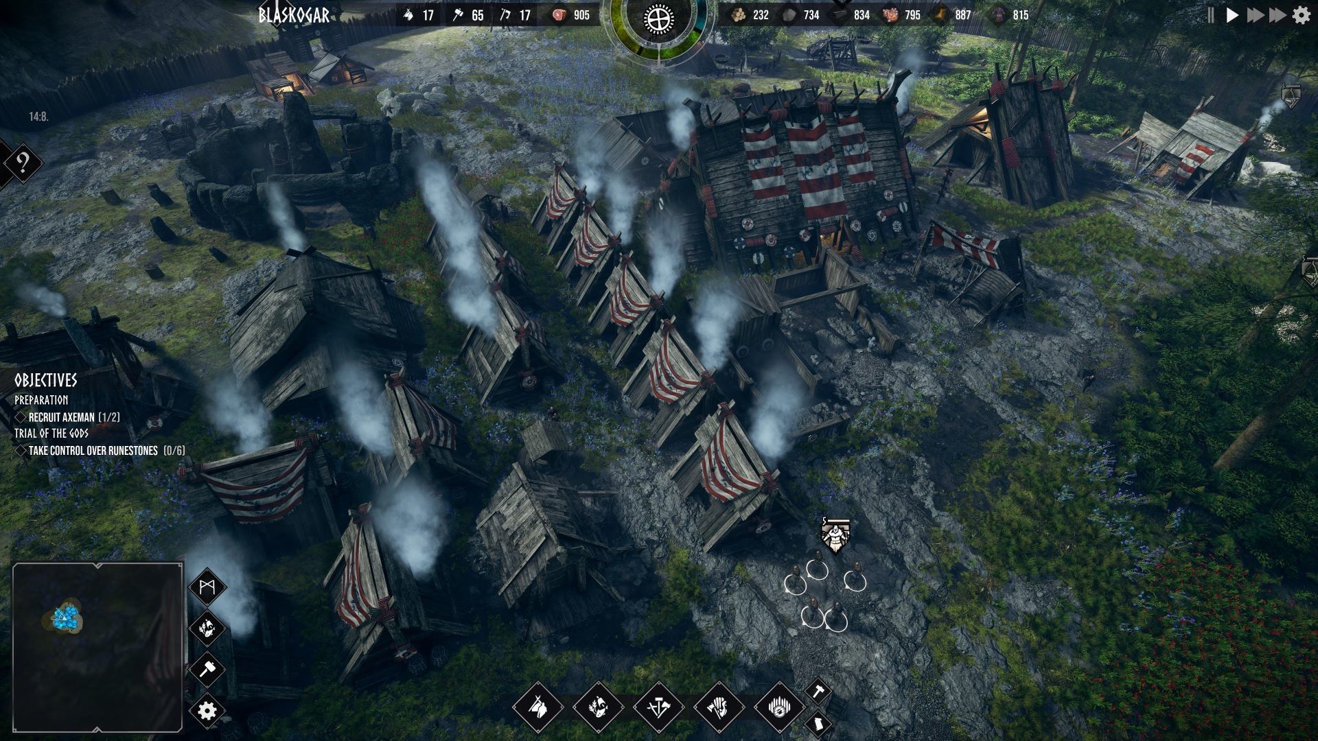 Frozenheim 一個已經進入遊戲後期的定居點